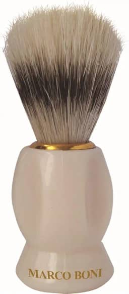 Marco Boni Pincel De Barba Grande Cerdas Em Nylon Mesclado 1387 Cabo Marmorizado 1387 1 Unidade
