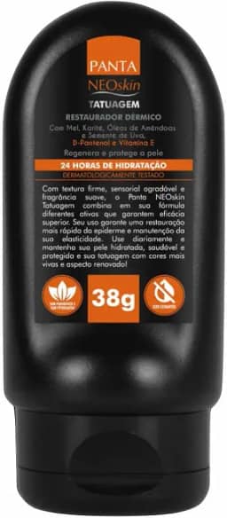 Panta Neoskin - Hidratante Para Tatuagem e Restaurador Dérmico 38g