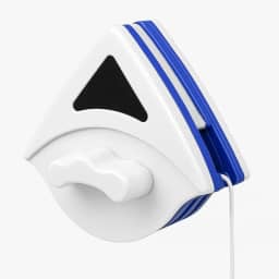 Limpador de Vidro Magnético Para Vidros Duplos, Limpeza Simultânea em Duas Faces com Corda de Segurança