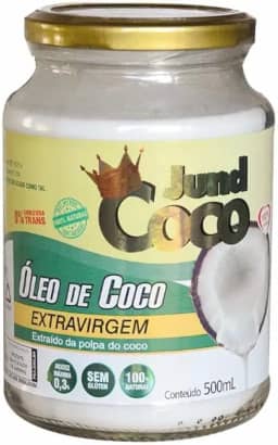Óleo De Coco Extra Virgem 500ml 100% Natural