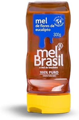 Mel Puro Flores Eucalipto - Melbras Squeeze 300g- Mel Brasil