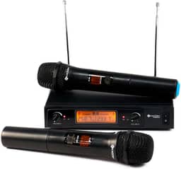 Microfone Sem Fio Duplo Kadosh KDSW-302M