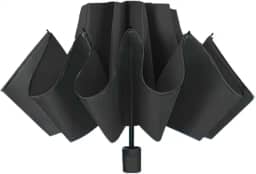 Guarda-chuva grande de camada dupla para chuva e sol, design aberto à prova de vento com moldura forte para duas pessoas