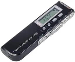 Gravador De Voz Digital E Music Player Grava Até 576 Horas 8 Gb