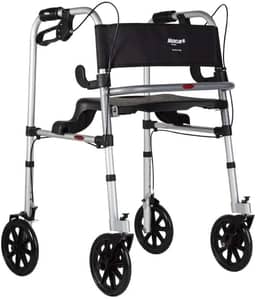 Andador Dobrável com 4 Rodas e Assento - Mercur