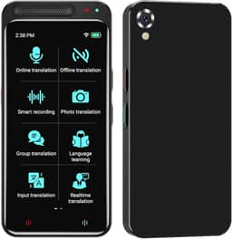 Dispositivo tradutor de idiomas, suporta 138 idiomas, tradução de voz em tempo real bidirecional, tradução on-line portátil offline para viagens de aprendizado de negócios, tela sensível ao toque HD
