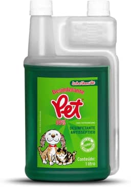 Pet Desinfetante 10% Frasco de 1 Litro Dosador