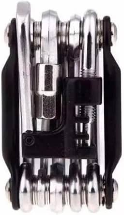 Jogo De Chaves Para Bike Bicicleta Tipo Canivete 12 Funções Kit Ferramentas Corrente