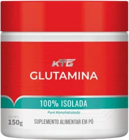 Katiguá, Glutamina 100% isolada, 3000mg de Creatina Pura Monohidratada, Sem Sabor, 150 Gramas