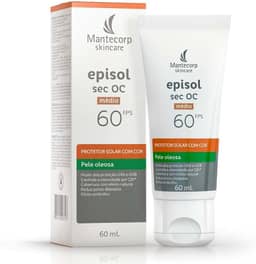 Mantecorp Skincare Protetor Solar Episol Sec Oc FPS 60 Médio 60ML, medio