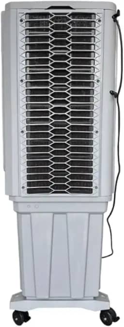 POLO CLIMA Climatizador Portátil, Cinza, 70 Litros, 127V, com Rodízios, Sistema de Ventilação e Resfriamento por Evaporação