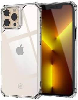 Gshield Capa Case Capinha Clear Proof Anti-impacto com Quinas Reforçadas (Transparente, iPhone 14 Pro)