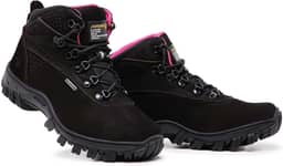 Bota Segurança Com C.A Coturno em Couro Unissex Biqueira Interna