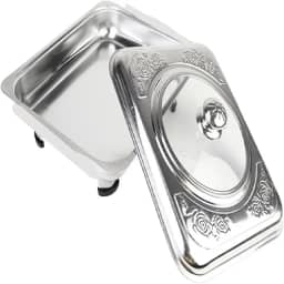 Travessa Servir Rechaud Leve Inox Tampa E Com Pé Buffet Mesa