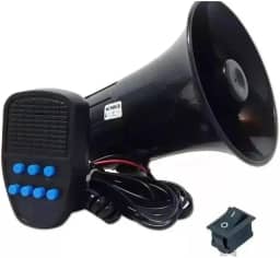 CORNETA SIRENE MODELO MEGAFONE AUTOMOTIVA 12V