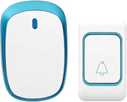 Campainha Sem Fio Residencial Bivolt Longo Alcance Comunicação com Idosos 36 Tipos Toques Leve Resistente Premium