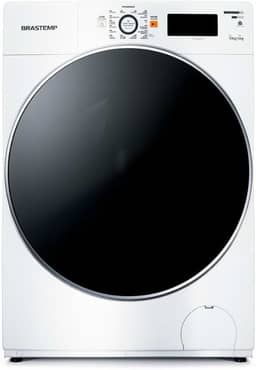 Lava e Seca Brastemp 10,1kg/6kg branca Água Quente com Ciclo Tira Manchas Pro e Ciclo 1h Pronto para Vestir - BNQ10AB 220V