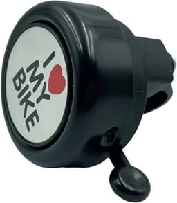 Campainha Alumínio Retrô Ciclismo Buzina Bicicleta Preto