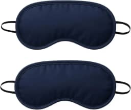 Kit 2 Máscara de Descanso em Poliéster para Dormir com Conforto e Bloqueio de Luz
