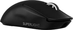 Mouse Gamer Sem Fio Logitech G PRO X SUPERLIGHT 2 com Tecnologia LIGHTSPEED, Ultraleve, Switch LIGHTFORCE, Sensor HERO 2 com 44K DPI, 5 botões programáveis e Bateria Recarregável - Preto