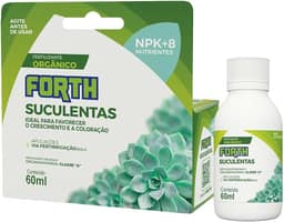 Forth Suculentas 60ml - Fertilizante Líquido Alto Rendimento