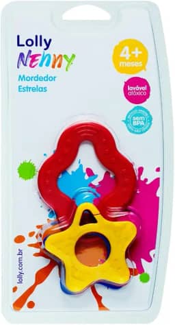 Mordedor Infantil Tricolor Lolly