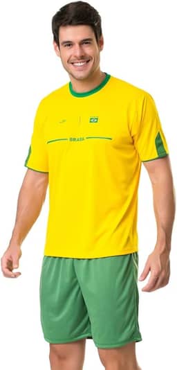 Camiseta Brasil Dry masculina Camisa copa do mundo torcedor Elite