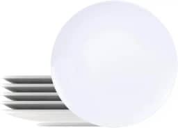 Kit Prato Raso Tramontina Leonora em Porcelana 25 cm 06 Peças