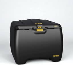 Bau de Moto 140L Traseiro Preto Universal iCbras Bauleto