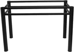 Pé Base De Mesa Jantar Para Tampos Pedra Granito Vidro 1,20 Cor:Preto