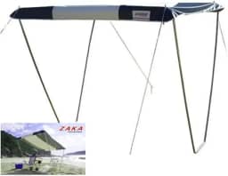 Zaka - Gazebo Tenda Alumínio Para Camping Acampamento Praia Riviera 2,3 x 2,3m