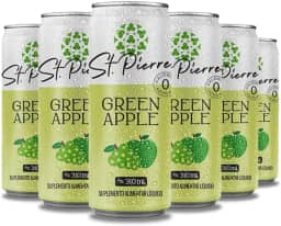 Combo Pack 6 latas Refrigerante Diet Zero Açúcar 310ml Pierre (Green Apple)