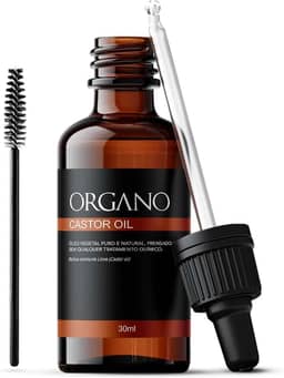 Castor Oil ORGANO (Rícino) Óleo Vegetal 100% Puro - 30ml