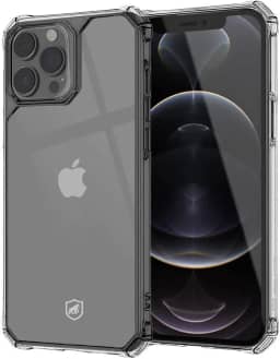 Gshield Capa Case Capinha Clear Proof Anti-impacto com Quinas Reforçadas (Transparente, iPhone 12 Pro Max)