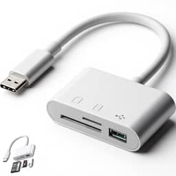Adaptador De Memória Leitor De Cartão Micro SD SD TF USB Tipo C OTG USB 3.0 Para Celular Tablet Notebook Computador Expansão De Armazenamento Transferência Rápida De Dados Multidispositivo