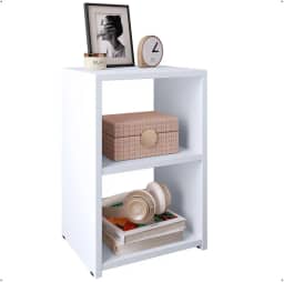 Mesa De Cabeceira Mudo Basic New Bide Quarto Cama Nicho (Branco)
