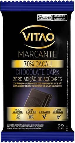 Vitao Choc Zero 70% Amargo 22G