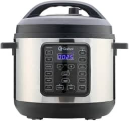 Panela de Pressão Elétrica Digital Gallant 6L GPP06 15 Funções Clique E Pronto Inox 1000w 127v