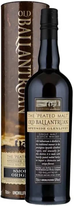Whisky Old Ballantruan Smokey Original Turfado Intenso Teor 50% 700ml Escócia Single Malt