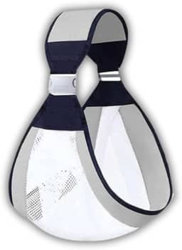 Sling Canguru Ergonômico com Suporte Anatômico e Tela Respirável – 3 Posições de Conforto, Ajustável de 0 a 48 Meses