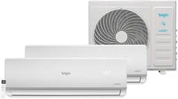 Ar Condicionado Bi Split Hi Wall Inverter Elgin Plus 2x9000 BTU/h Quente e Frio 45MTQE18C2CB – 220 Volts