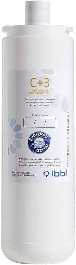 Filtro IBBL C+3 para Purificador de Água, Branco