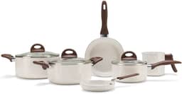 Brinox - Jogo de Panelas Antiaderente Ceramic Life 6 Peças Smart Plus - Vanilla