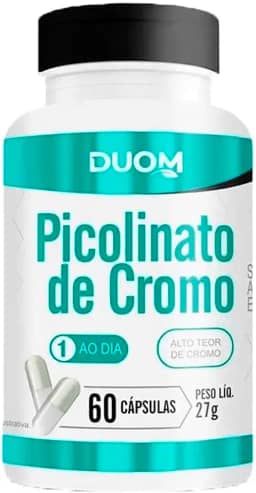 Picolinato de Cromo 240mcg 60 Cápsulas Duom