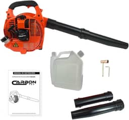 Soprador de Folhas Lateral a Gasolina 2T 26cc 0,9HP Portátil Leve Potente Carbon Fak