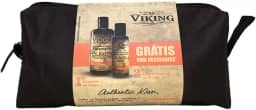 Kit Necessaire Shampoo e Condicionador de Barba Viking Terra
