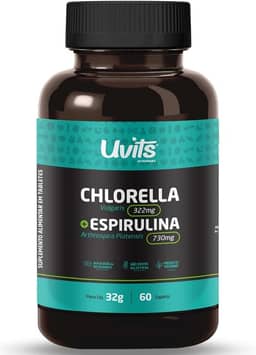 Clorella + Spirulina 60 Caplets - Uvits