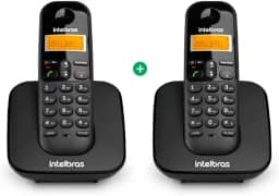 Telefone sem Fio e com Ramal Adicional TS 3112 Preto Intelbras