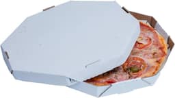 Caixa De Pizza Oitavada Premium Lisa N° 25 Com 25 Unidades
