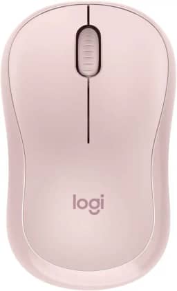 Mouse Sem Fio Logitech M240 com Conexão Bluetooth, Clique Silencioso, Design Ambidestro Compacto, Bateria de 18 Meses, Compatível com Windows, macOS, ChromeOS - Rosa